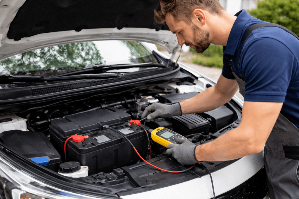 vérifier l'état de la batterie