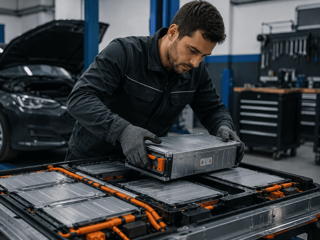 installation d'une batterie